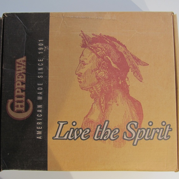 CHIPPEWA BLACK LEATHER BOOTS NIB - Picture 12 of 12